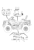 Электрика КВАДРОЦИКЛА AODES (ODES) 650 ATV-S