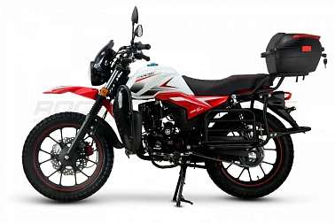 Мотоцикл дорожный ROCKOT QUEST 150 (белый/красный глянцевый, ЭПТС)