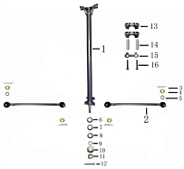 Рулевое управление КВАДРОЦИКЛА PROMAX RENEGADE 200/300
