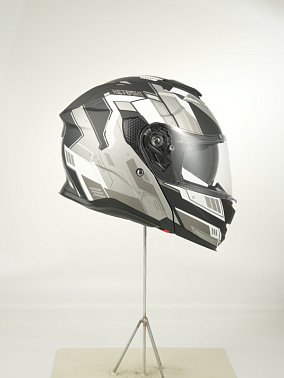 Шлем модуляр HETOSHI FF935 Shogun цв.Черно-серый  Матовый р.L