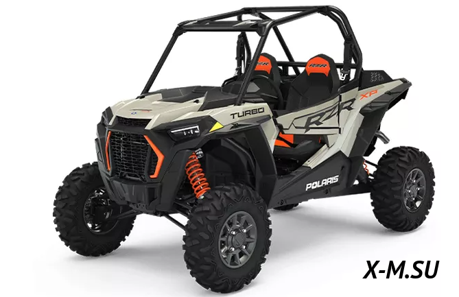 Мотовездеход POLARIS RZR XP Turbo - Sand Metallic (US Spec) (2021)
