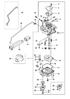 Карбюратор 4-Х ТАКТНОГО ПЛМ MERCURY 8 Серийный номер от 0P325500 и выше