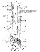Коробка передач (приводной вал)(60 SEA/MARA/BIG FOOT,6 JAW REV. CLUTCH 1 2-Х ТАКТНОГО ПЛМ MERCURY 50EO Серийный номер от 9885345 до 9973099
