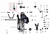 Двигатель КВАДРОЦИКЛА PROMAX RENEGADE 200/300