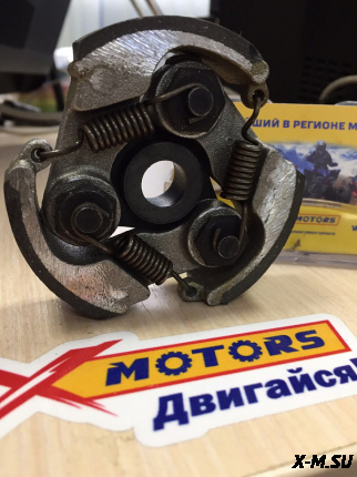 Муфта сцепления ie40-f6 колодки на АТВ Спринт (тройные грузики)  (ie40f-6) 49cc 2T