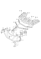 Передний бампер и багажник КВАДРОЦИКЛА AODES (ODES) 800 ATV-S